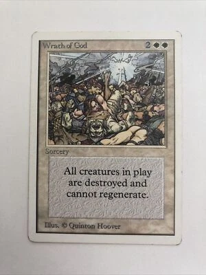 Wrath of God X (1) *See Scans* - Unlimited Edition - 4RCards - Image 1 of 2