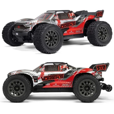 ARRMA ARA4305V4T1 1/10 VORTEKS 223S DSC 4X4 RTR Brushless Stadium Truck, Red - Image 1 of 4