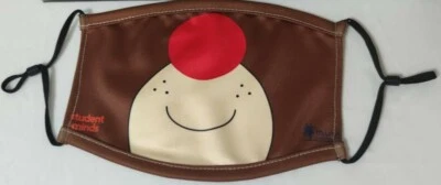 Rudolph Christmas face mask!  Smiley Red nosed adjustable mask with filter - Image 1 of 4