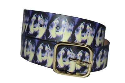 Ceinture En Cuir Homer Imprimé Femme Paul Smith 95Cm Neuve - Photo 1/4