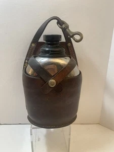 Gott Corp. No 1420 Stainless Canteen With Leathe Holder - Picture 1 of 10