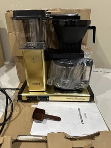 Technivorm MOCCAMASTER KBGV Coffee Maker Machine Brushed gold IMPERFECT - Picture 1 of 5