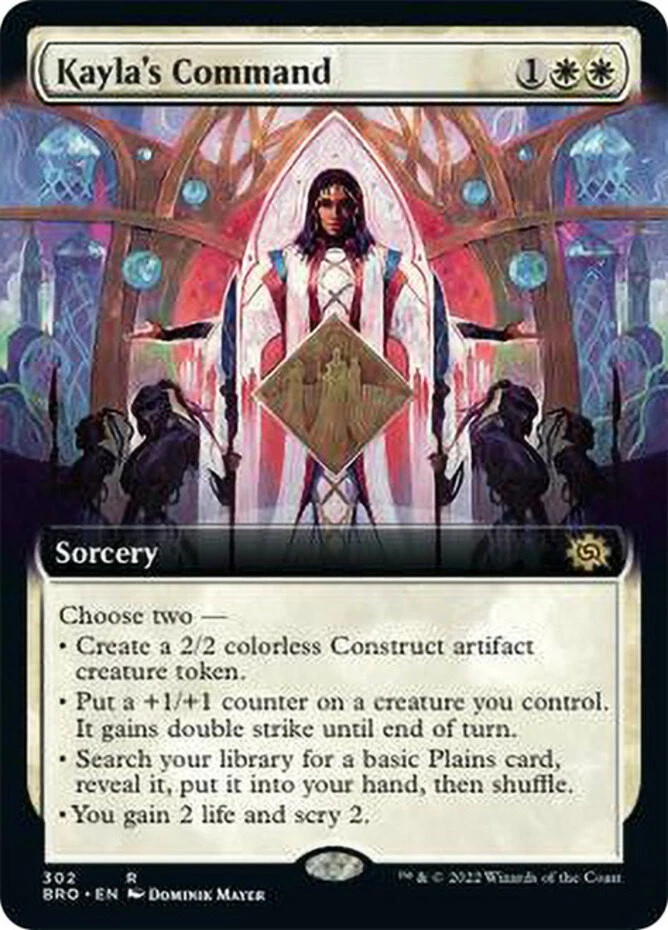 x1 Kayla's Command - Extended Art - The Brothers' War - NM - MTG - Image 1 of 1