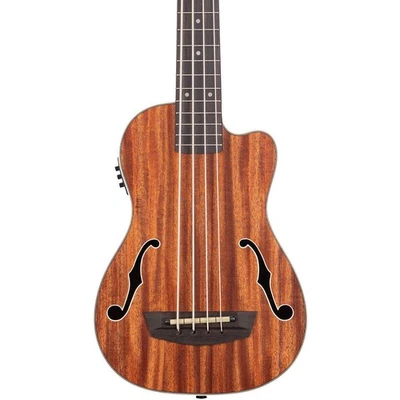 Kala Journeyman 4-String Acoustic-Electric U-BASS, Mahogany Top - Image 1 of 4