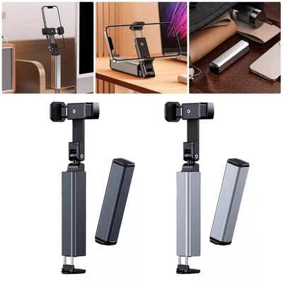 Universal Travel Phone Holder Airplane Luggage Handle Portable Foldable Stand - Image 1 of 4