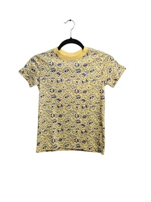 Polo Ralph Lauren Boys Polo Bear Cotto Yellow T-shirt Short Sleeve Size 7 - Image 1 of 4