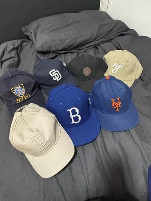 Lote de 7 gorras de béisbol unisex buen/buen estado Foto 1 de 4