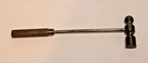 Antiker Kugelschreiber Stahl klein 6" Hammer Juweliere Maschinist Büchsenmacher - Bild 1 von 10