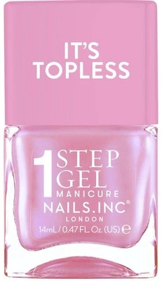 Nails Inc. It’s Topless Addison 4 en 1 Tratamiento Base Color y Capa Superior 0.47 OZ Foto 1 de 4
