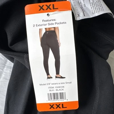 SKETCHERS NWT Women's Go Walk High Waisted Crop Pant Black Size XXL - Image 1 of 3