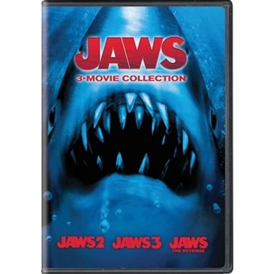 Jaws, 3-Movie Collection DVD Classic Shark Thriller, Steven Spielberg Franchise  Foto 1 de 4