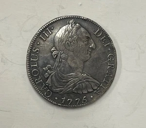 Mexico - 1775 MoFM Large Silver 8 Reales - Popular - Picture 1 of 5