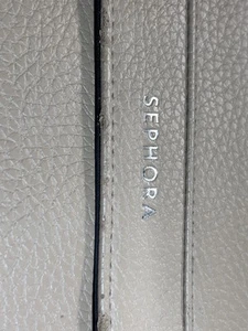 Bolsa de Maquillaje Sephora, Blanca, Tamaño Billetera, Estuche Porta Pinceles Cosméticos, Sin Pinceles - Imagen 1 de 6
