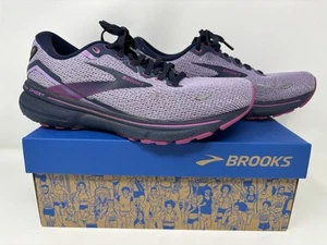 Brooks Ghost 15 Damen Größe 8,5 Rhapsody/Kleid blau/Viola-Stil # 1203801B592 - Bild 1 von 10