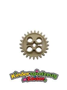 LEGO Technik Zahnrad 24 Zähne beige Tan Technic Gear 24 Tooth 1 Axle Hole 3648 - Bild 1 von 3