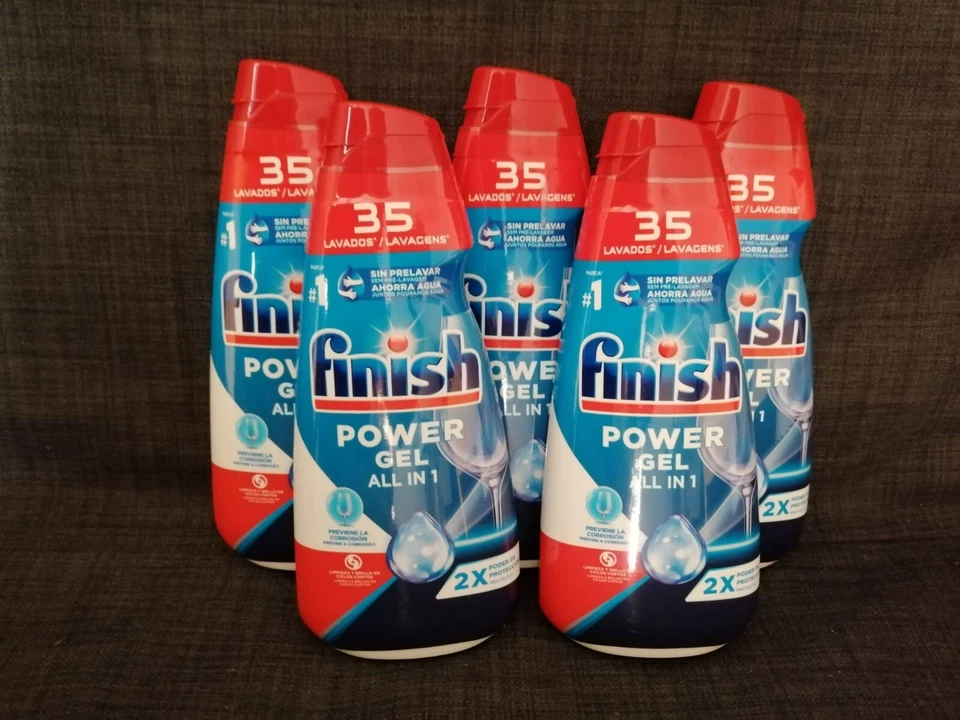 Finish Dishwasher Fast Dissolving Gel All in 1 Original 700 ml, Pack of 5 - Image 1 of 1
