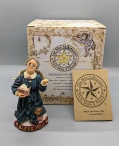 Boyds Wee Folkstone "Nana Angelless Peekins Watching Over You" #36009 Angelo - Foto 1 di 10
