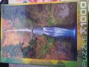 Eurographics Multnomah Falls Oregon 1000 Piece Jigsaw Puzzle - Picture 1 of 2