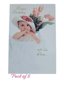 BIRTHDAY CARD With MESSAGE - Picture 1 of 2