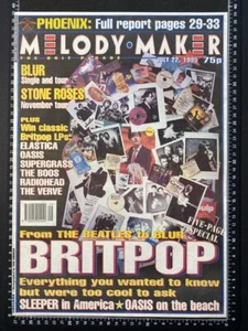 BRITPOP - MELODY MAKER COVER PAGE - 1995 ADVERT POSTER A3 SIZE XL88 - Picture 1 of 1