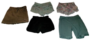 Girl's Lot of 5 Casual shorts and 1 skort Size 8-10 - Picture 1 of 13