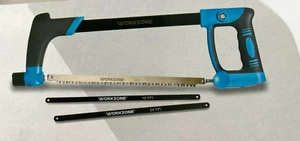 Bügelsäge - Set 3 in1 3 verschiedene Sägeblätter für Holz ,Kunststoff und Metall - Bild 1 von 6