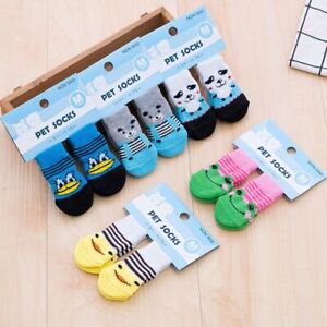 Anti-Scratch Anti-Dirty Teddy Pet Boots Knitted Socks Dog Socks Cat Accessories