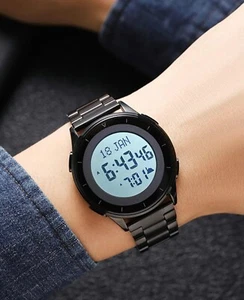Reginald Watches for Men Multifunction Waterproof Watch Large-Screen LED Digital - Picture 1 of 3