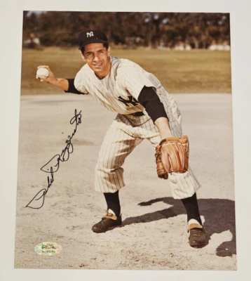 PHIL RIZZUTO Signed 8x10 Photo-HALL OF FAME-NEW YORK YANKEES-PSA - Image 1 of 3