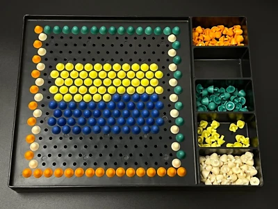 Vintage Soviet children's educational board game Mosaic USSR - Image 1 of 4