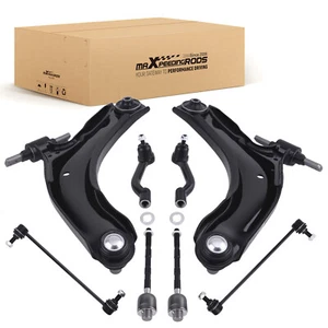 8x For 2008 - 2013 Nissan Rogue Front Lower Control Arms Tie Rods Suspension Kit - Picture 1 of 12