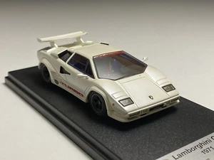 LOOKSMART 1/43 LS330A Lamborghini Countach 500S BiTurbo White RARE(mr Bbr Makeup - Foto 1 di 10