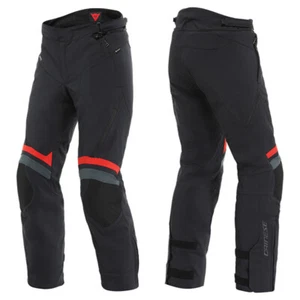 Gore-Tex Motorcycle Trousers Waterproof Dainese Carve Master 3 Goretex ® Red - Picture 1 of 11