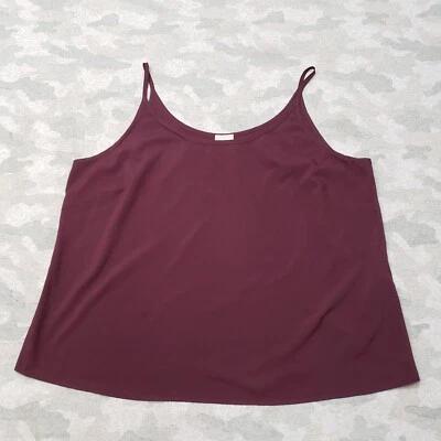 Camiseta sin mangas Chico's para mujer 3 pulóver púrpura sin mangas Foto 1 de 4