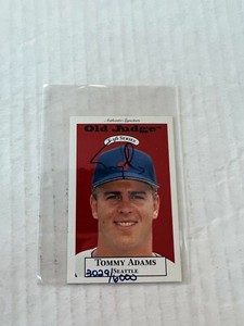 Tommy Adams 1995 Signature Rookies Rookie Auto Mini Reed #1 #3029/6000