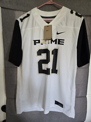 $130 Nike Coach Prime #21 Deion Sanders 2.0 White Football Jersey NEW SMALL NFL  - Image 1 of 4