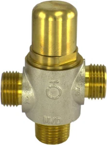 Brass Thermostatic Diverting Valve for Solar Water Heater Systems with Heat Dump - Picture 1 of 4