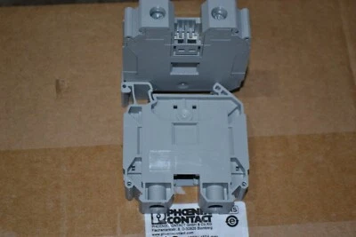 One  case of 50 Phoenix Contacts UT 35  DIN Rail Terminal Blocks Brand New! - Image 1 of 3