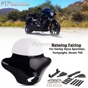 Batwing Fairing Windshield Mount Kit For Harley Forty Eight XL1200X Sportster XL - Picture 1 of 10