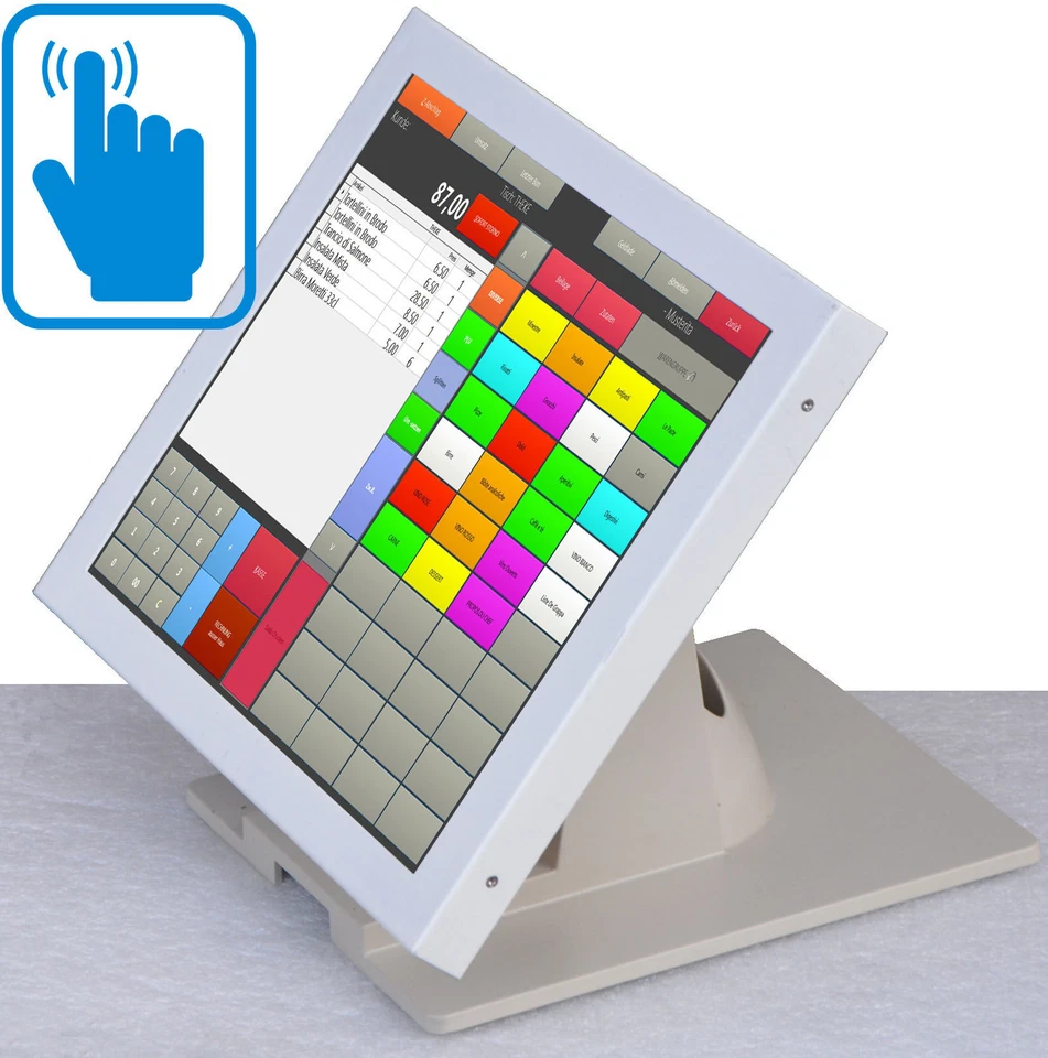 38cm 15" USB TOUCHSCREEN MONITOR CANVYS VT-568MT FOOT WALLHOLDER. f. WIN 7 8 M11 - Bild 1 von 1