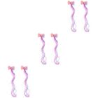 3 Pairs Unicorn Hairpiece for Girls Ponytail Extensions Kids Hair Pieces