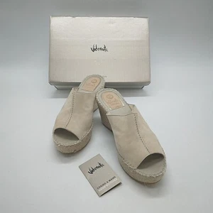 Vidorreta Suede and Rope Style Cream Coloured Ladies Espadrilles Size EUR 39 - Picture 1 of 14