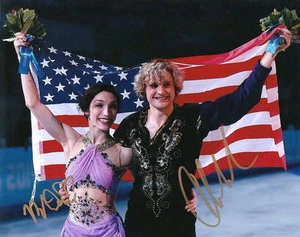 MERYL DAVIS & CHARLIE WHITE.. Goldmedaille Eislauf-Champions (USA) SIGNIERT - Bild 1 von 3