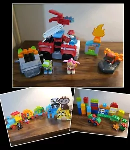 Lego Duplo X 2 Small Sets/Mega Bloks Paw patrol Set - Picture 1 of 16