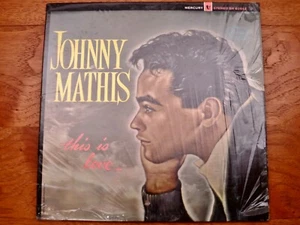 Johnny Mathis ‎♫ This Is Love ♫ Rare 1964 Mercury 1st Press Vinyl LP in Shrink - Picture 1 of 4
