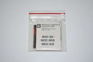 Graphic Controls 96S121 red ink, 3 cartridges, new in box - Picture 1 of 4