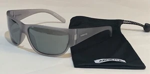 Arnette WOLFLIGHT Sunglasses Transp. Grey Matte Frame Grey Mirror Silver Lenses - Picture 1 of 7