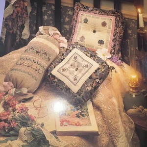 Shepherd's Bush Pillow Flock Cross Stitch booklet VGC some yellowing of paper - Picture 1 of 3