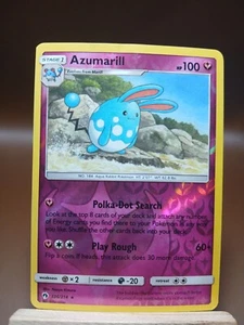 HP/DMG Pokemon - Azumarill - 136/214 - Rare - Reverse Holo - Lost Thunder - Picture 1 of 6