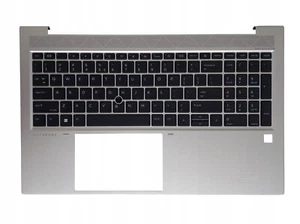 PALMREST + KLAWIATURA HP 850 G7 850 G8 855 G7 855 G8 PODŚWIETLANY ORYGINAŁ US - Zdjęcie 1 z 2